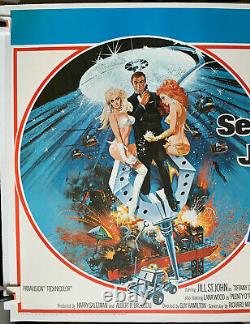Diamonds Are Forever 1971 Affiche De Cinéma Originale Du Royaume-uni Quad James Bond 007 Connery