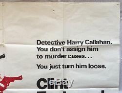 Dirty Harry, Film Original Film Britannique Quad 1971 Poster, Clint Eastwood