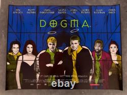 Dogme 1999 AFFICHE QUAD DE CINÉMA ORIGINALE ENROULÉE DU ROYAUME-UNI