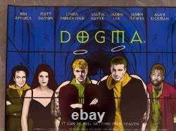 Dogme 1999 AFFICHE QUAD DE CINÉMA ORIGINALE ENROULÉE DU ROYAUME-UNI