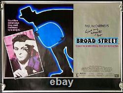 Donnez mes salutations à Broad Street Affiche de cinéma Quad originale du film Paul McCartney