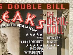 Double programme Tod Browning du BFI : Freaks & The Devil Doll - Affiche originale de 2002 (format quad)