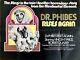 Dr. Phibes Se Lève À Nouveau Original 1972 Film Quad Poster Vincent Price Cushing