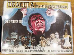 Dracula est revenu de la tombe Affiche de film originale UK Quad 1968