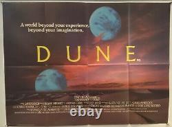 Dune Original Royaume-uni Britannique Quad Film Poster 1984 Advance Style David Lynch