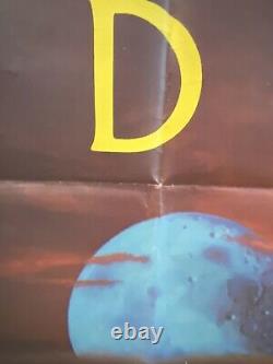 Dune Original Royaume-uni Britannique Quad Film Poster 1984 Advance Style David Lynch