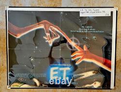 E. T. L'extra-terrestre affiche quad originale du Royaume-Uni 1982