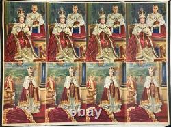 Elizabeth est reine Affiche de film Quad originale Pathé Salomon Van Abbé Artwork'53