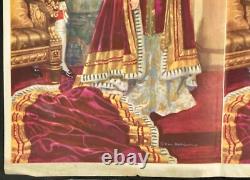 Elizabeth est reine Affiche de film Quad originale Pathé Salomon Van Abbé Artwork'53