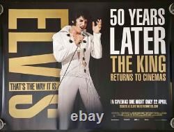 Elvis C'est Comme Ça Original Quad Affiche de Film Cinéma 2019