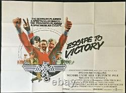 Escape To Victory Original Quad Movie Poster 1981 Michael Caine John Huston Pelé