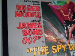 Espion qui m'aimait AFFICHE ORIGINALE Quad James Bond 007 SIGNÉE Ken Adam Glen Lamont