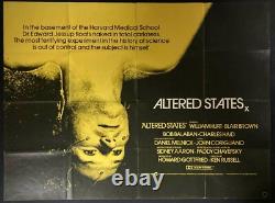 États Altérés Affiche de Film Originale Quad Ken Russell William Hurt 1980