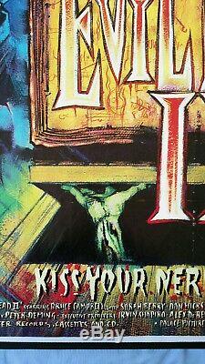 Evil Dead 2 Original De 1987 Au Royaume-uni Film De Quad Affiche Culte Zombie Horreur Sam Raimi