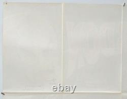 FLASH GORDON (1980) Affiche originale de cinéma Quad Sam J. Jones, Brian Blessed