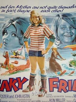 FREAKY FRIDAY (1977) affiche de film originale UK quad EN SUPERBE ÉTAT Disney