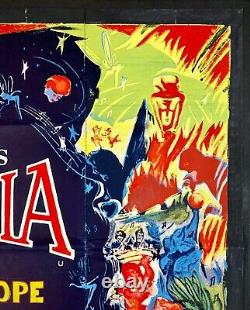Fantasia Affiche de Cinéma Quad Originale Walt Disney des Années 1960 RR