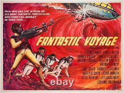 Fantastique Voyage 1966 Affiche De Cinéma Du Royaume-uni Quad, Affiches De Beauvais Orson & Welles