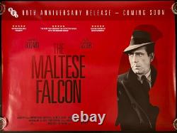 Faucon Maltais ORIGINAL Quad Affiche de Film Humphrey Bogart 80e Ann BFI RR