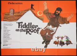 Fiddler on the Roof Affiche de Film Originale Quad Topol Norman Jewison 1971