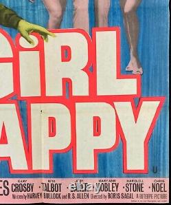 Fille Happy Original Quad Affiche De Cinéma Elvis Presley 1965