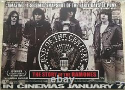 Fin Du Siècle L'histoire Des Ramones 2003 Original British Movie Quad