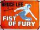 Fist De Lee Fury- Bruce (film De 1972). Original Uk Quad Affiche