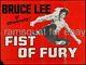 Fist Of Fury Bruce Lee Arts Martiaux Classique 1973 30x40 British Quad