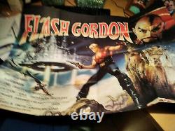 Flash Gordon Original Quad Movie Poster 1980 Sci-fi Space Opera 100cm X 75cm