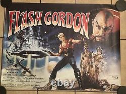 Flash Gordon Original Uk Movie Quad (1980)
