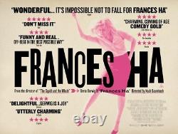 Frances Ha 2012 Affiche de film Quad Originale du Royaume-Uni Noah Baumbach Greta Gerwig