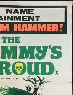 Frankenstein Créa La Femme Mummys Suaire Original Quad Affiche Du Film Marteau 1967