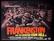 Frankenstein Et Le Monstre De L'enfer Marteau Cushing Horror 1974 Quad Britannique