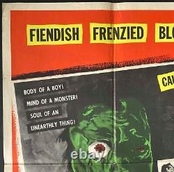 Frankenstein adolescent / Le sang est mon héritage Affiche de cinéma originale Quad Movie