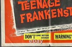 Frankenstein adolescent / Le sang est mon héritage Affiche de cinéma originale Quad Movie