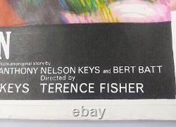 Frankenstein doit être détruit / Fils de Satan Affiche originale du film britannique Quad 1968