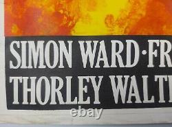 Frankenstein doit être détruit / Fils de Satan Affiche originale du film britannique Quad 1968