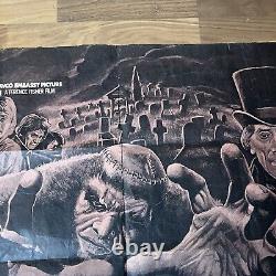 Frankenstein et le monstre de l'enfer Affiche originale du film Quad UK 1974