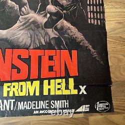 Frankenstein et le monstre de l'enfer Affiche originale du film Quad UK 1974