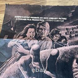 Frankenstein et le monstre de l'enfer Affiche originale du film Quad UK 1974