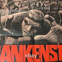 Frankenstein et le monstre de l'enfer Affiche originale du film Quad UK 1974