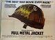 Full Metal Jacket Original Uk British Quad Film Poster 1987 Stanley Kubrick