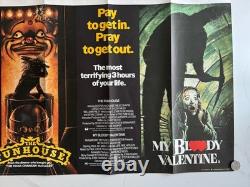 Funhouse / Mon Valentine Sanguinaire ORIGINAL Quad Affiche de Film Tobe Hooper