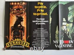 Funhouse / Mon Valentine Sanguinaire ORIGINAL Quad Affiche de Film Tobe Hooper