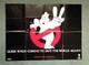 Ghostbusters 2 (1989) Rare Original Uk Teaser De Noël Affiche De Cinéma Quad
