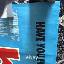 GRAND poster de film TOM HANKS, 'RARE' grande double quad du Royaume-Uni