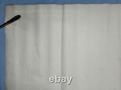 GROS PROBLÈME DANS PETITE CHINE (1986) affiche originale UK QUAD avec l'art fantastique de Bysouth