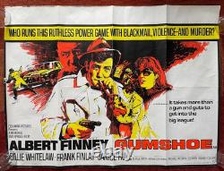 GUMSHOE (1971) Affiche de film originale UK Quad Albert Finney Billie Whitelaw