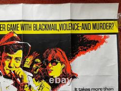 GUMSHOE (1971) Affiche de film originale UK Quad Albert Finney Billie Whitelaw