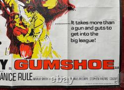 GUMSHOE (1971) Affiche de film originale UK Quad Albert Finney Billie Whitelaw
